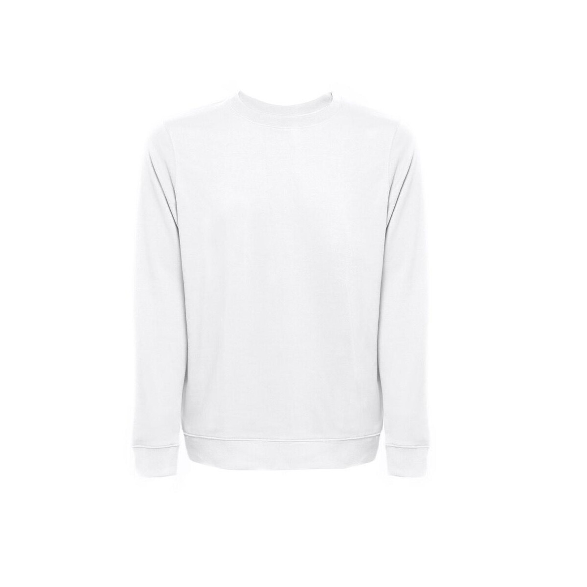 THC COLOMBO WH. Bluza (unisex) z włoskiej frotte bez zapięcia. Kolor biały – Biały 30265_106 THC COLOMBO WH. Bluza (unisex) z włoskiej frotte bez zapięcia. Kolor biały - Biały