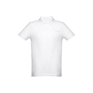 THC DHAKA WH. Męski polo t-shirt - Biały