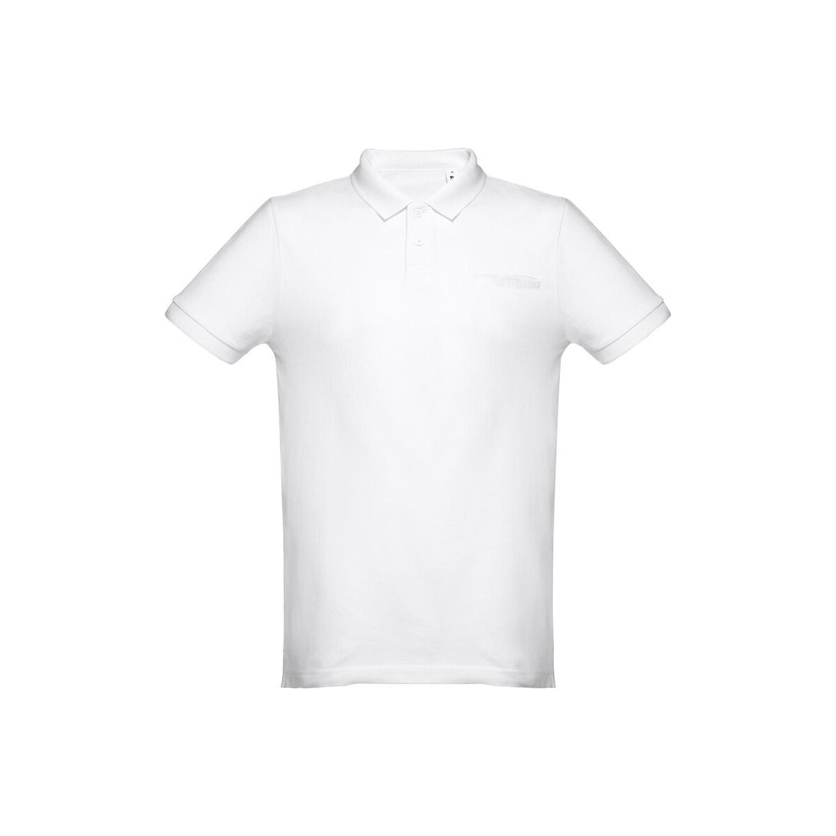 THC DHAKA WH. Męski polo t-shirt – Biały 30209_106 THC DHAKA WH. Męski polo t-shirt - Biały