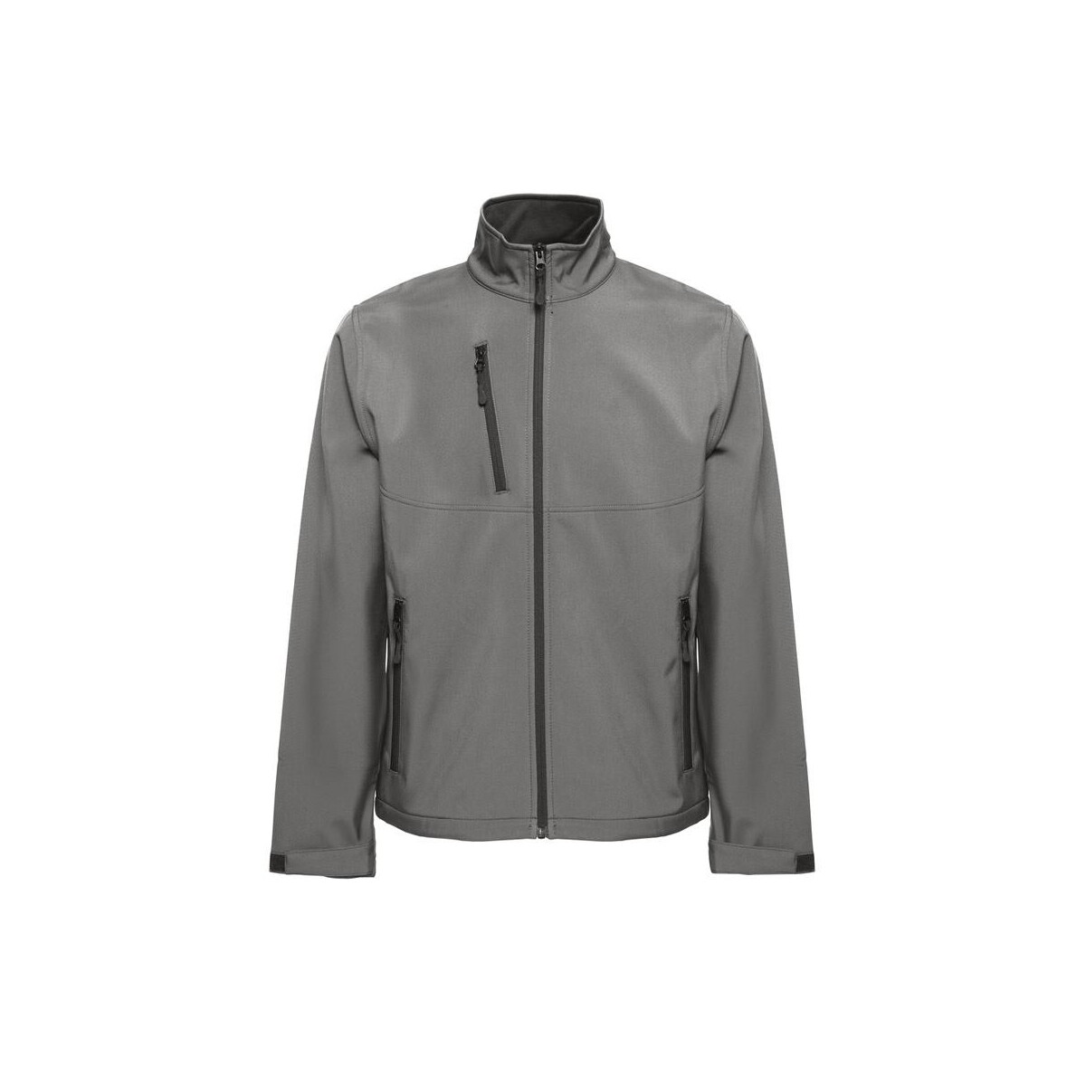 THC EANES. Kurtka softshell (unisex) z poliestru i elastanu – Szara 30260_113 THC EANES. Kurtka softshell (unisex) z poliestru i elastanu - Szara