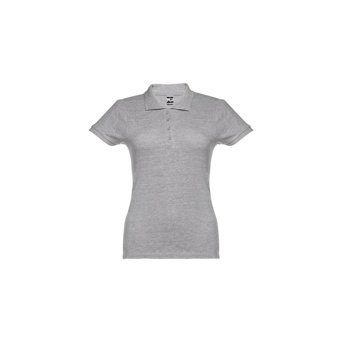 THC EVE II. Damski polo t-shirt – Jasnoszary melanż 11169_183-a THC EVE II. Damski polo t-shirt - Jasnoszary melanż