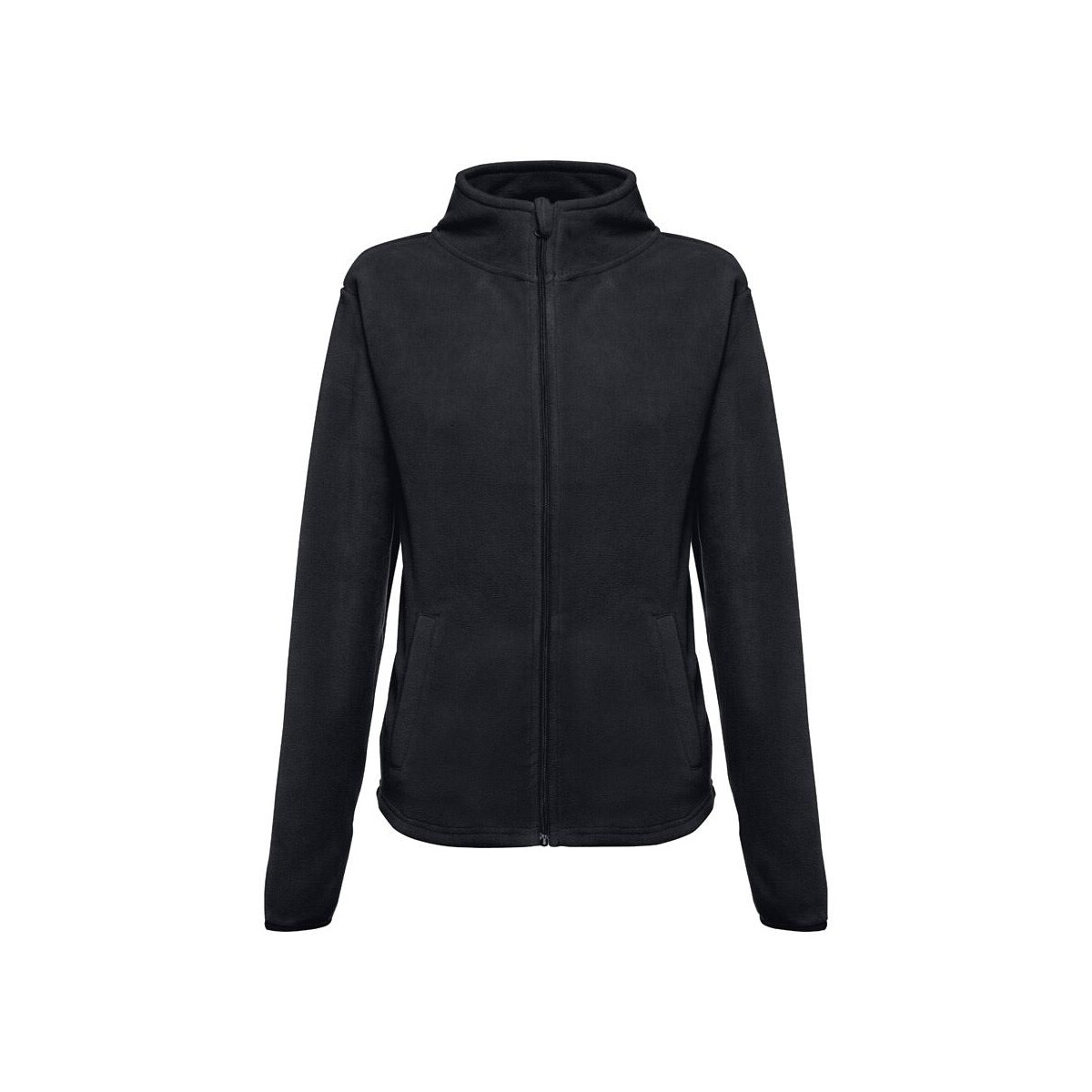 THC HELSINKI WOMEN. Damska bluza polarowa z poliestrowym taliowana – Czarna 30165_103 THC HELSINKI WOMEN. Damska bluza polarowa z poliestrowym taliowana - Czarna