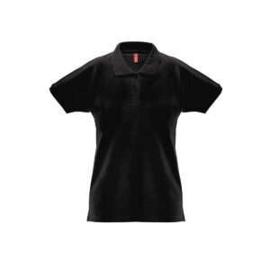 THC MONACO WOMEN. Damska koszulka polo - Czarna
