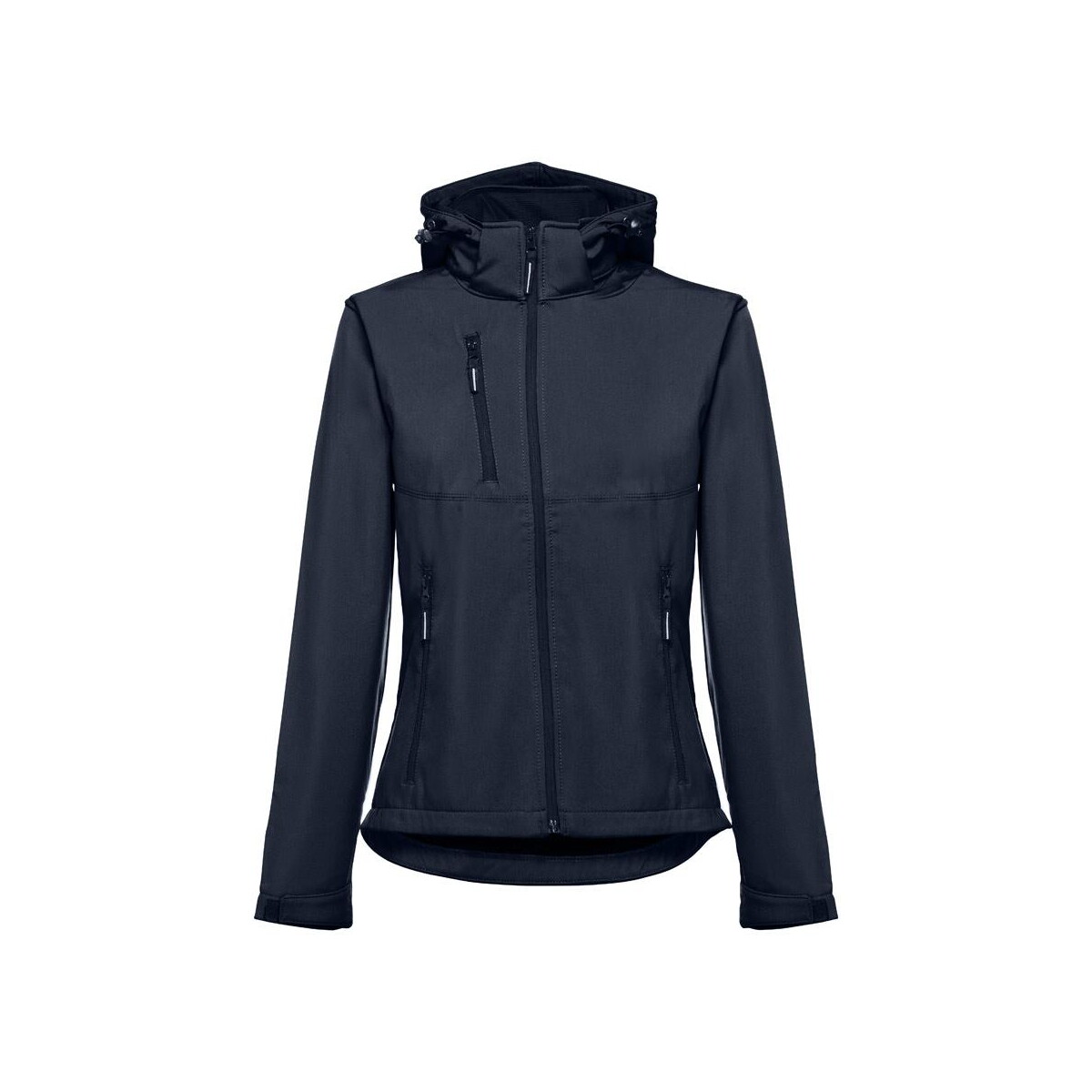 THC ZAGREB WOMEN. Damska kurtka softshell taliowana – granatowa 30181_134 THC ZAGREB WOMEN. Damska kurtka softshell taliowana - granatowa