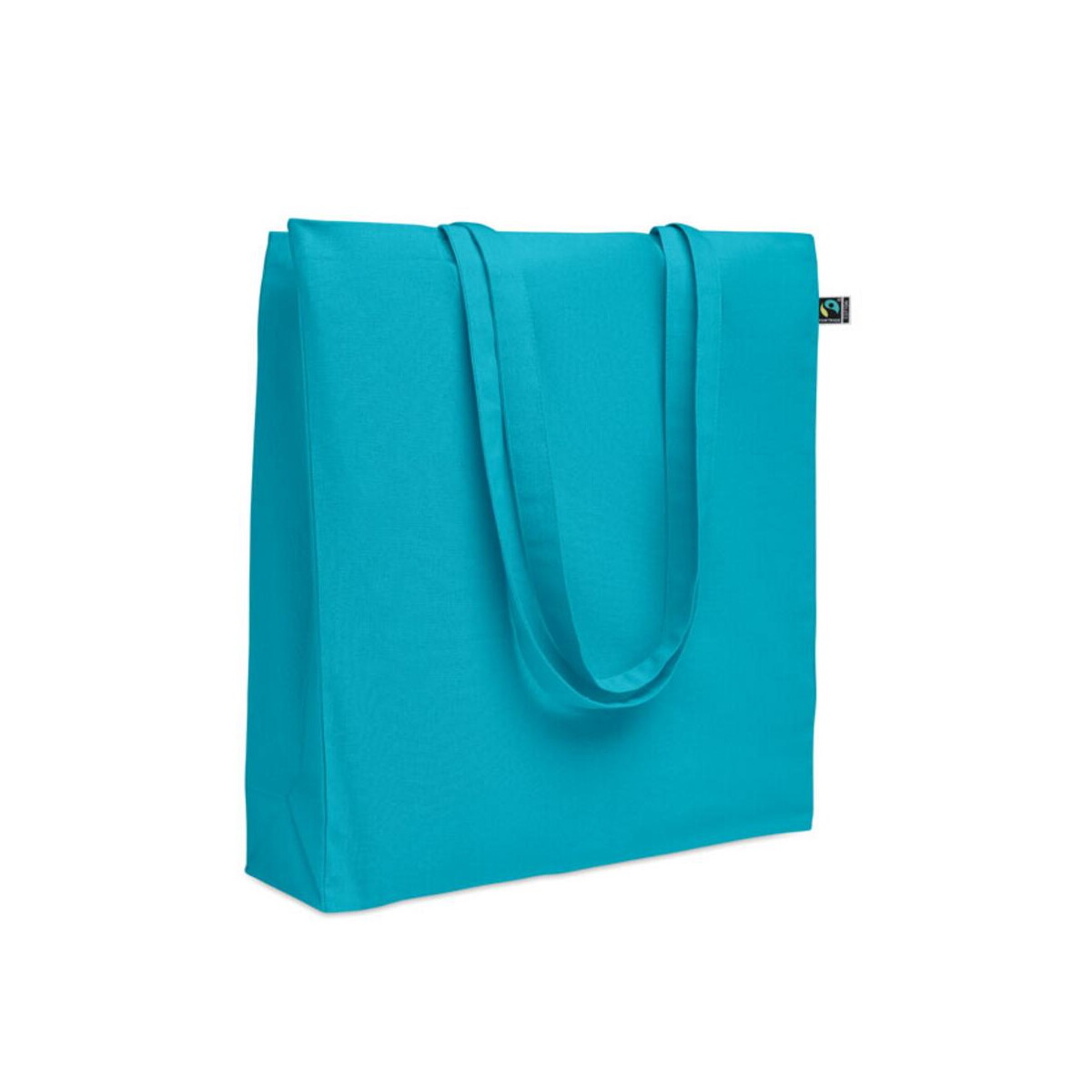 Torba na zakupy Fairtrade 180 g OSOLE++ COLOUR – turkusowa mo2590-12 Torba na zakupy Fairtrade 180 g OSOLE++ COLOUR - turkusowa