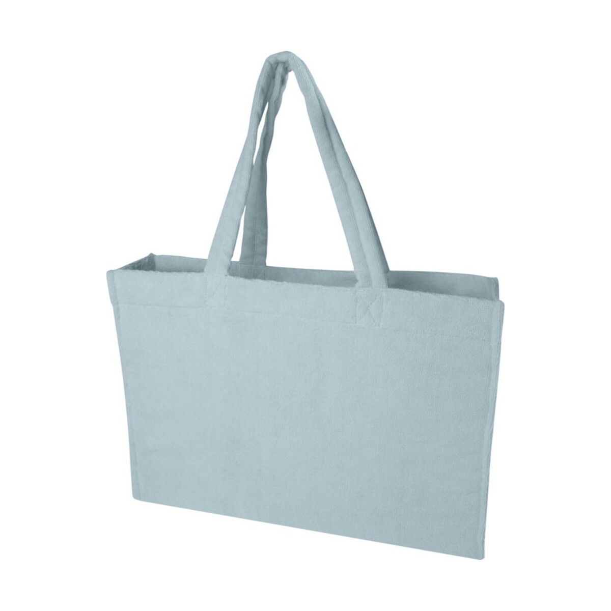 Torba plażowa Siam z materiału frotte z recyklingu GRS, o pojemności 13 l – niebieska 12075252 Torba plażowa Siam z materiału frotte z recyklingu GRS, o pojemności 13 l - niebieska