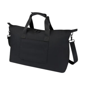Torba podróżna na laptopa 15,6" Turner z materiałów recyklingowanych GRS, o pojemności 36 l - czarna