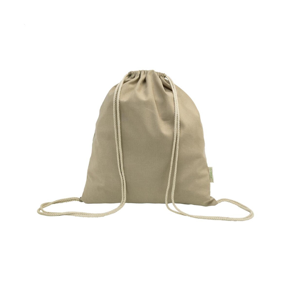 Torby bawełniane z logo – dropex worek ze sznurkami z bawełny z recyklingu AP800186-00 Dropex worek ze sznurkami z bawełny z recyklingu AP800186-00