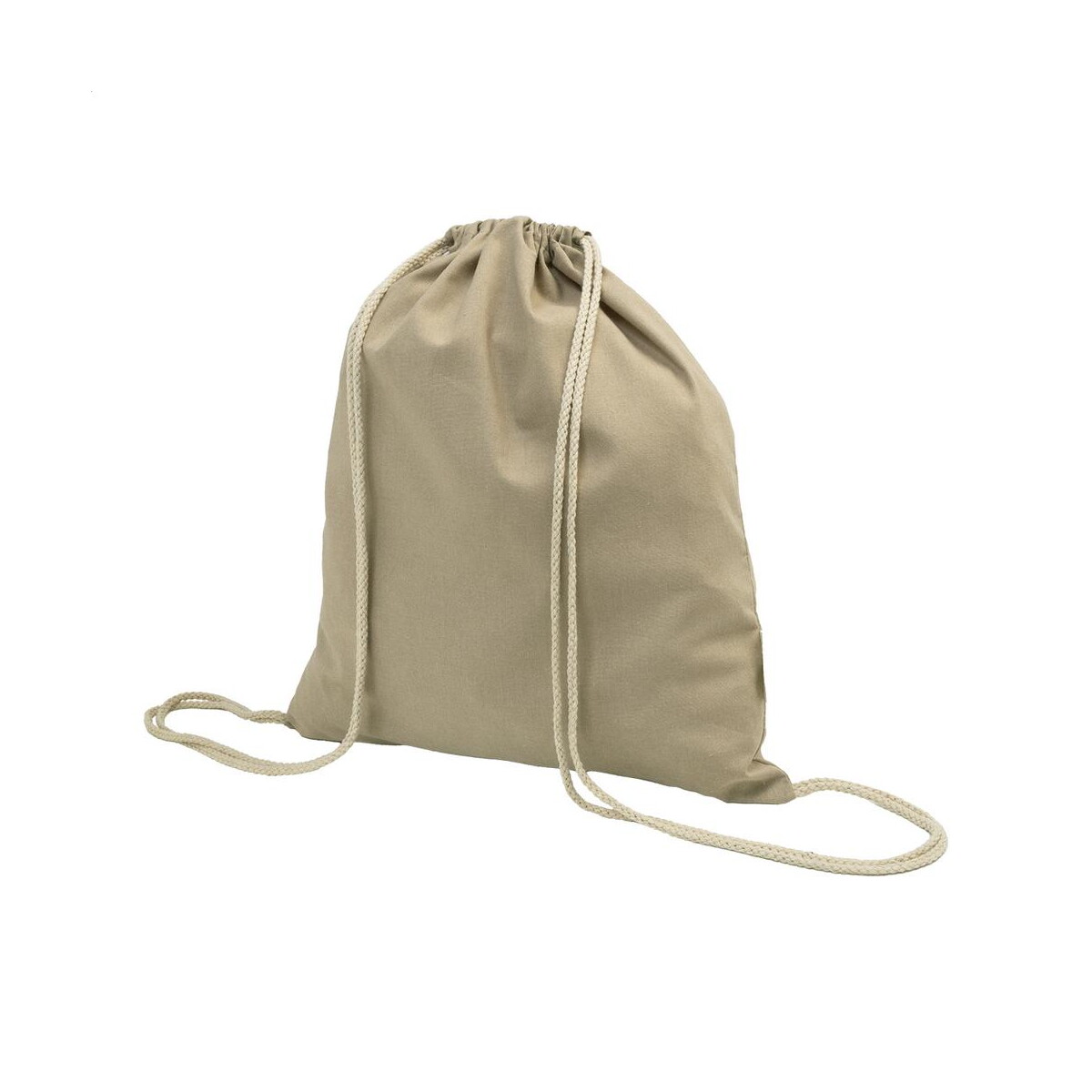 Torby bawełniane z logo – dropex worek ze sznurkami z bawełny z recyklingu AP800186-00__A Dropex worek ze sznurkami z bawełny z recyklingu AP800186-00__A