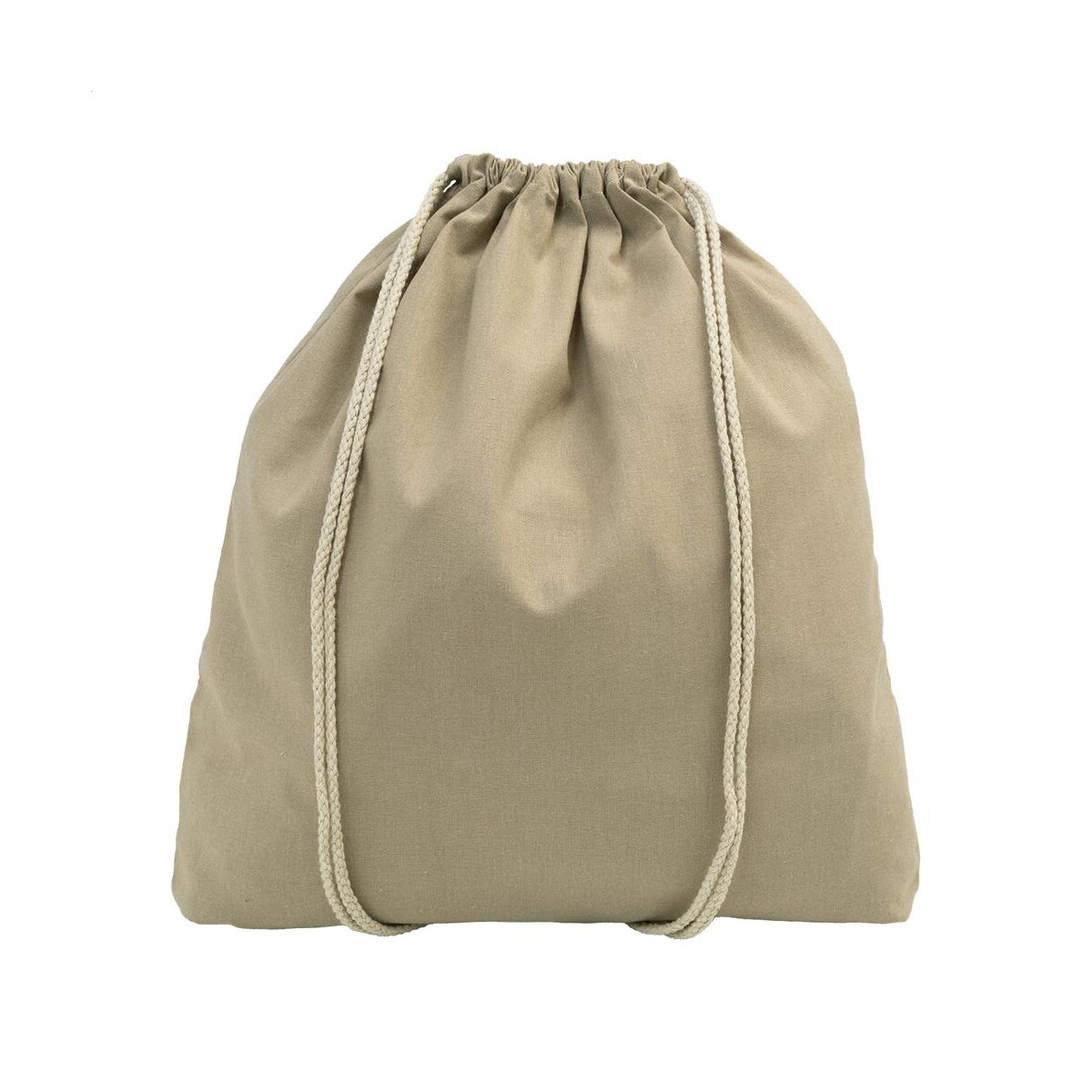 Torby bawełniane z logo – dropex worek ze sznurkami z bawełny z recyklingu AP800186-00__B Dropex worek ze sznurkami z bawełny z recyklingu AP800186-00__B