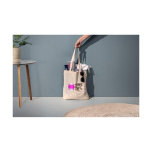 GIZA. Torba z bawełny pochodzącej w 100% z recyklingu (140 g/m²) 92369_amb