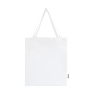 Madras torba na zakupy z bawełny z recyklingu z certyfikatem GRS 140 g/m² z dnem 12073301_f1