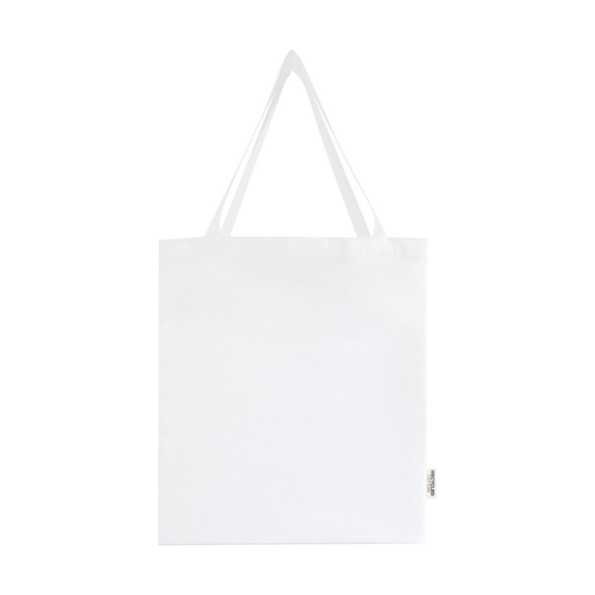 Torby bawełniane z logo – madras torba na zakupy z bawełny z recyklingu z certyfikatem grs 140 g/m² z dnem 12073301_f1 Madras torba na zakupy z bawełny z recyklingu z certyfikatem GRS 140 g/m² z dnem 12073301_f1