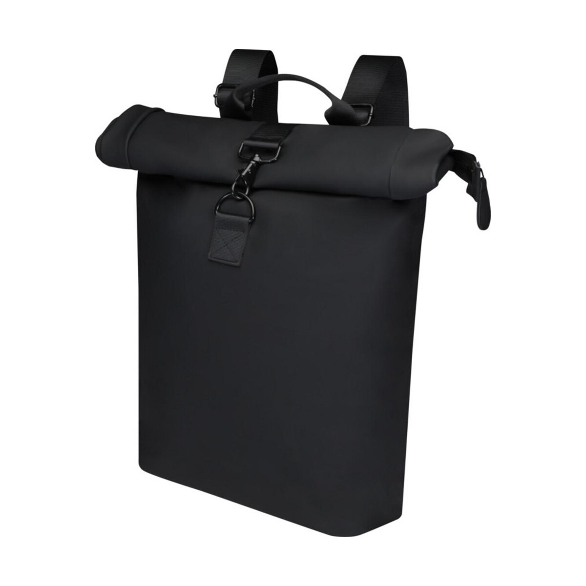 Torby na laptopa z logo – plecak na laptopa 15,6″ turner z materiałów recyklingowanych grs, o pojemności 12 l, ze zwijaną klapą 12075090 Plecak na laptopa 15,6