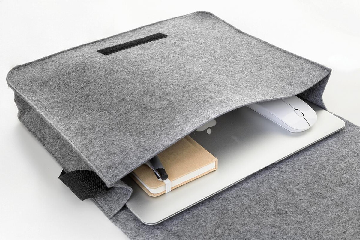 Torby na laptopa z logo – refelt courier filcowa torba kurierska rpet AP800572-77__FC1 Refelt Courier Filcowa torba kurierska RPET AP800572-77__FC1