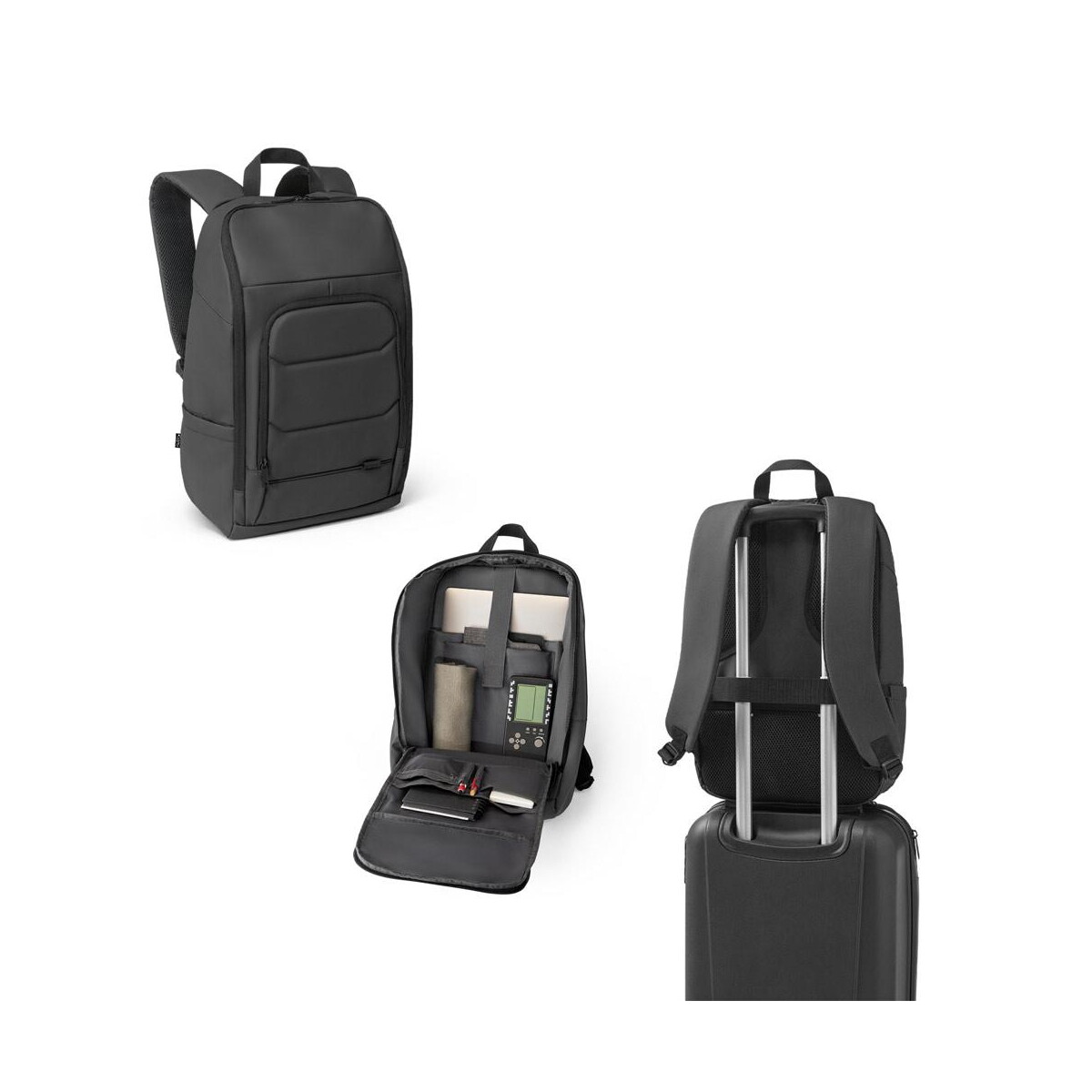 Torby na laptopa z logo – toulon. plecak na notebooka wykonany z wysokiej gęstości materiału 600d poliester z recyklingu z wodoodpornym wykończeniem 16″ 92193_set TOULON. Plecak na notebooka wykonany z wysokiej gęstości materiału 600D poliester z recyklingu z wodoodpornym wykończeniem 16