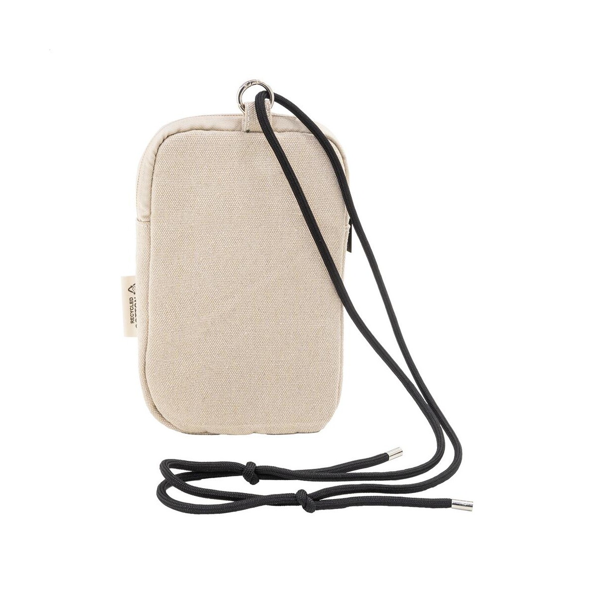 Torby na ramię z logo – canvafon torba na ramię z recyklingowanego płótna AP800129-00__B CanvaFon torba na ramię z recyklingowanego płótna AP800129-00__B