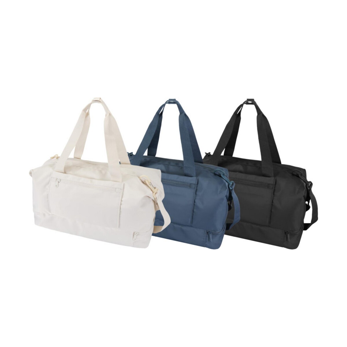 Torby podróżne z logo – trip aware™, torba podróżna wykonana z materiałów z recyklingu, 42 l 12076302_g1 Trip Aware™, torba podróżna wykonana z materiałów z recyklingu, 42 l 12076302_g1