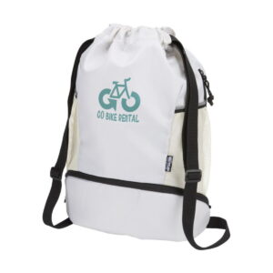 Nomad ściągana na sznurek torba sportowa z recyklingu z certyfikatem GRS o pojemności 18l z dolną komorą 13009932_tr_y1