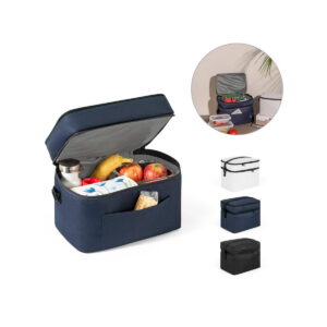 CANCUN LARGE. Torba termiczna wykonana z poliestru 600D pochodzącego z recyklingu, z regulowanym paskiem 92395_set