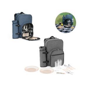 WHITSUNDAY. Plecak piknikowy z poliestru z recyklingu o wysokiej gęstości 600D 92385_set