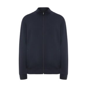 Ulan bluza unisex z zamkiem błyskawicznym na całej długości - niebieska
