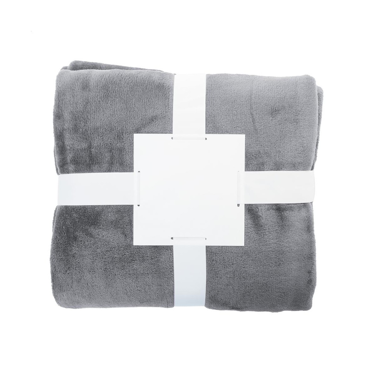 Vantaa koc flanelowy RPET – szary AP861010-77 Vantaa koc flanelowy RPET - szary