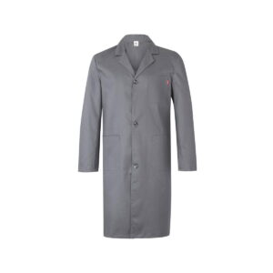 VL DANU. Bluza z długim rękawem (175 g/m²), z bawełny twill (35%) i poliestru (65%) - Szara