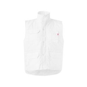 VL MEFITIS. Wyściełana kurtka (265 g/m²) z poliestru (100%) - Biała