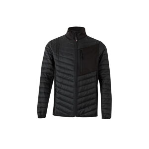 VL RAIJIN. Dwukolorowa kurtka polarowa (220 g/m²) z poliestru (100%) - Czarna