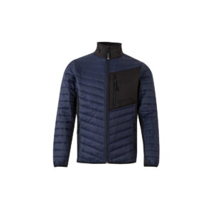 VL RAIJIN. Dwukolorowa kurtka polarowa (220 g/m²) z poliestru (100%) - Granatowa