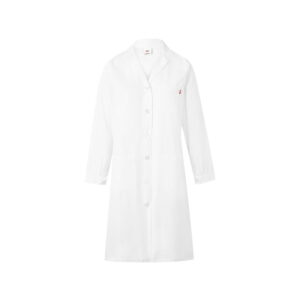 VL RAMA. Bluza z długim rękawem (175 g/m²), z bawełny o splocie diagonalnym - Biała