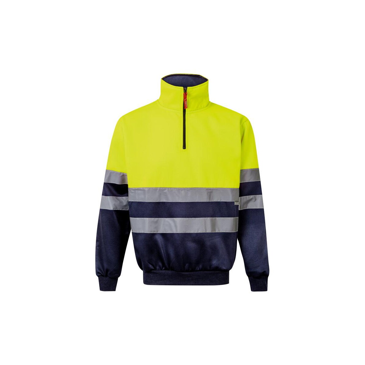 VL THOR LARGE. Dwukolorowa bluza (300 g/m²) z poliestrowego polaru (100%) – Granatowa/Żółta 36149_204 VL THOR LARGE. Dwukolorowa bluza (300 g/m²) z poliestrowego polaru (100%) - Granatowa/Żółta