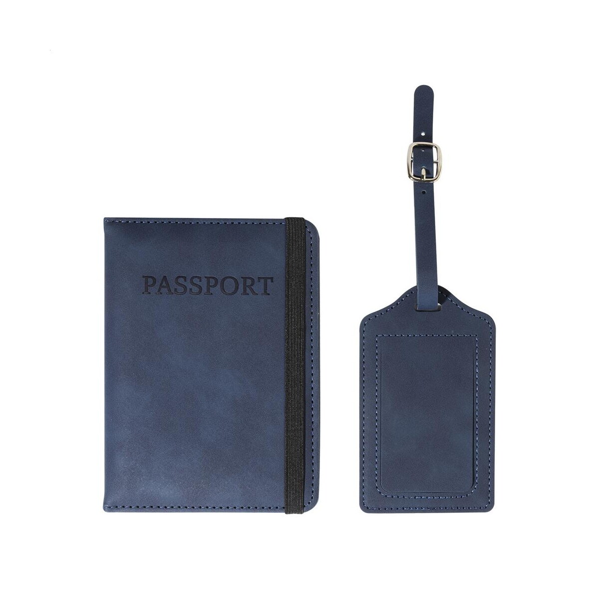 Zawieszki do bagażu z logo – twinpass zestaw podróżny (etui na paszport i zawieszeka na bagaż rpu) AP800291-06A TwinPass zestaw podróżny (etui na paszport i zawieszeka na bagaż RPU) AP800291-06A