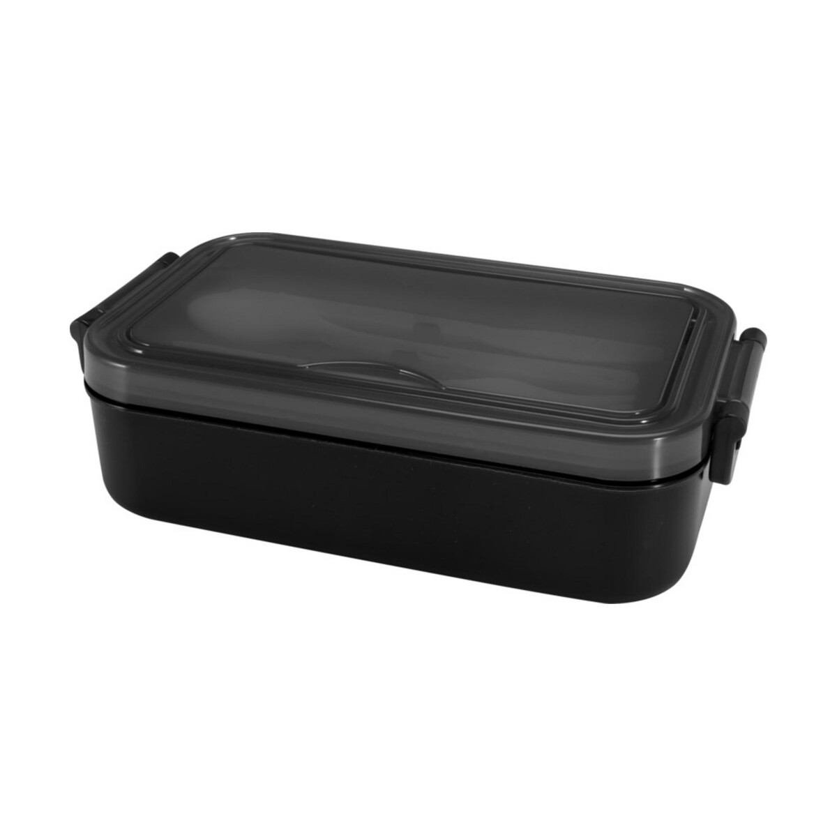 Zestaw Snappy pudełko na lunch ze sztućcami – czarny 11342090 Zestaw Snappy pudełko na lunch ze sztućcami - czarny