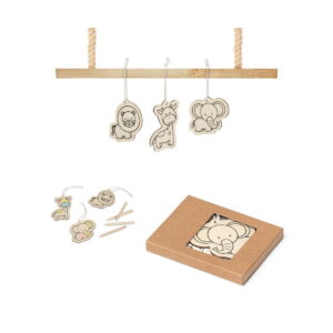 FAUNE. Drewniany zestaw do kolorowania dla dzieci 99336_set