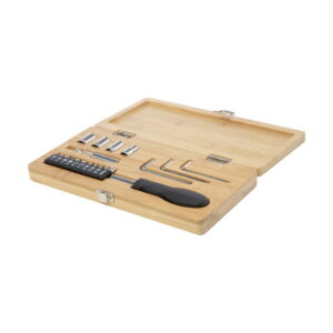 Rivet 19-częściowy zestaw narzędzi z bambusa/tworzyw sztucznych pochodzących z recyklingu 10457806