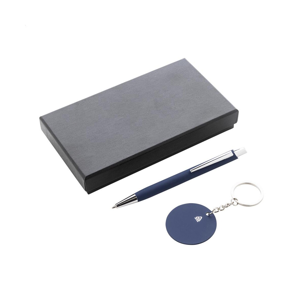 Zestawy piśmiennicze z logo – miroset zestaw długopis i brelok AP808181-06A__B Miroset zestaw długopis i brelok AP808181-06A__B