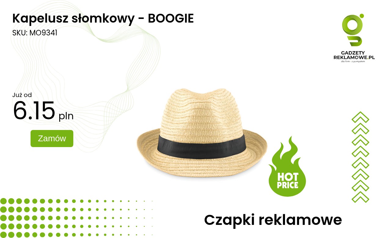 Kapelusz słomkowy - BOOGIE Kapelusz słomkowy BOOGIE