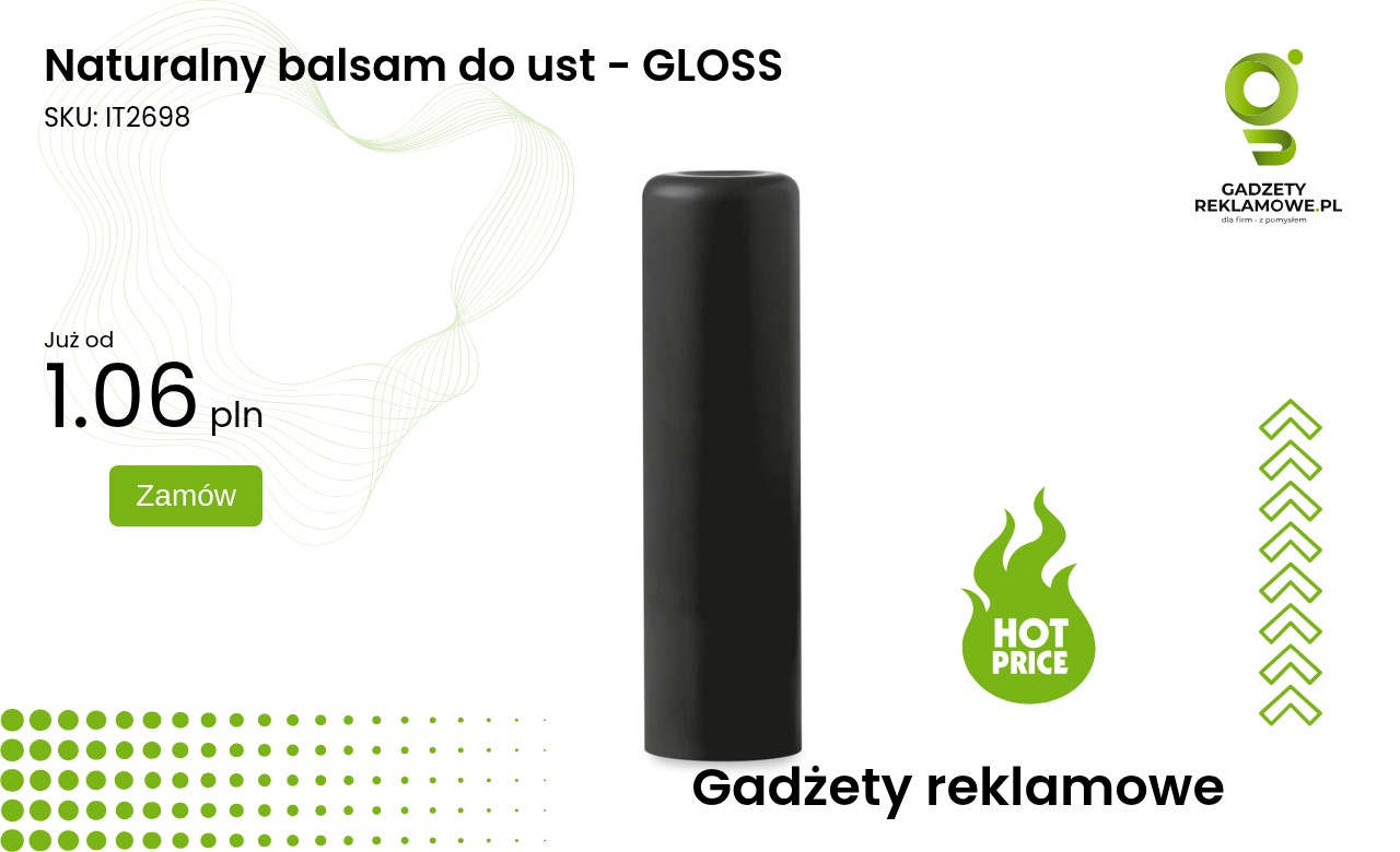 Naturalny balsam do ust - GLOSS Naturalny balsam do ust GLOSS