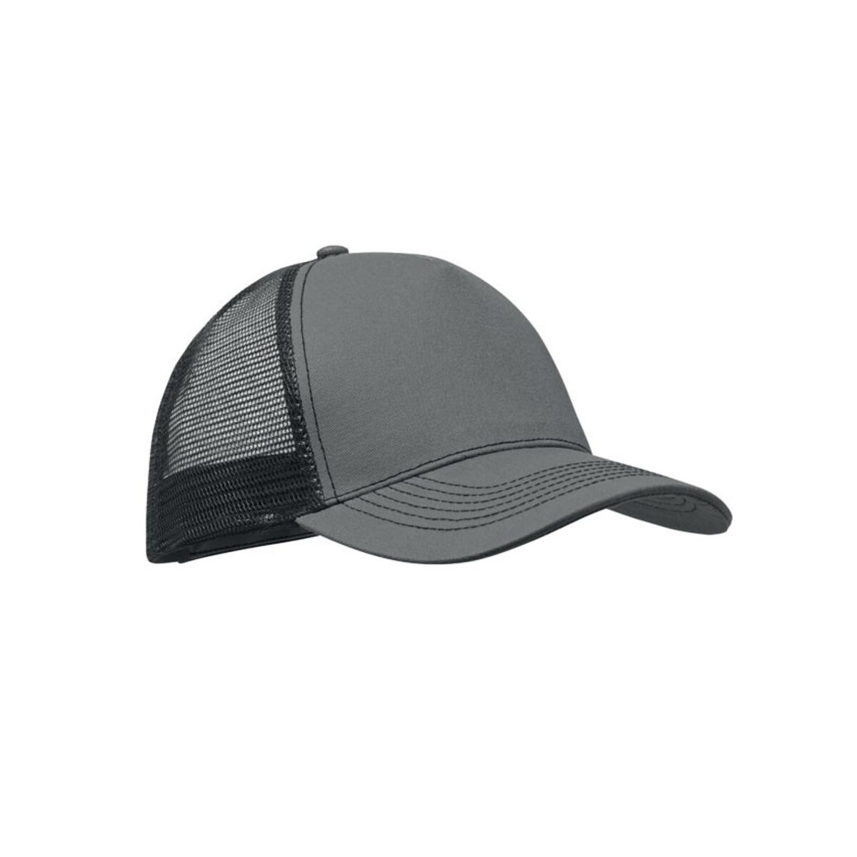 Czapka trucker z 5 panelami BLIST – kamienna szara mo2986-15 Czapka trucker z 5 panelami BLIST - kamienna szara