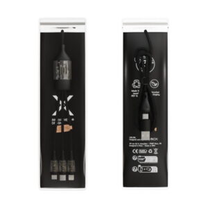 SCX.design C50 kabel szybkiego ładowania 5 w 1 o mocy 100 W/5 A z wyświetlaczem cyfrowym 2px16290_p1