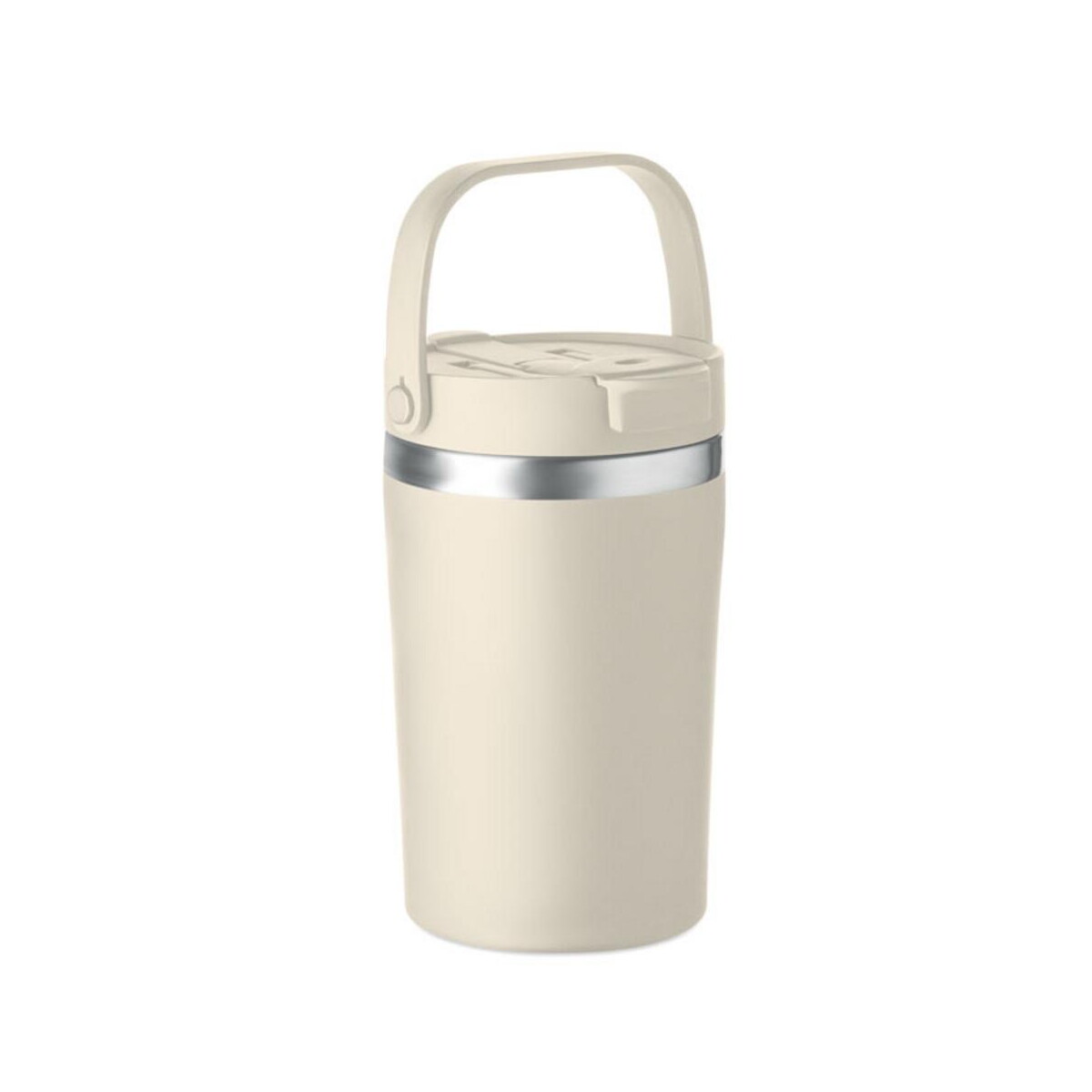 Kubek dwuścienny 350 ml COZYCUP – beżowy mo2922-13 Kubek dwuścienny 350 ml COZYCUP - beżowy
