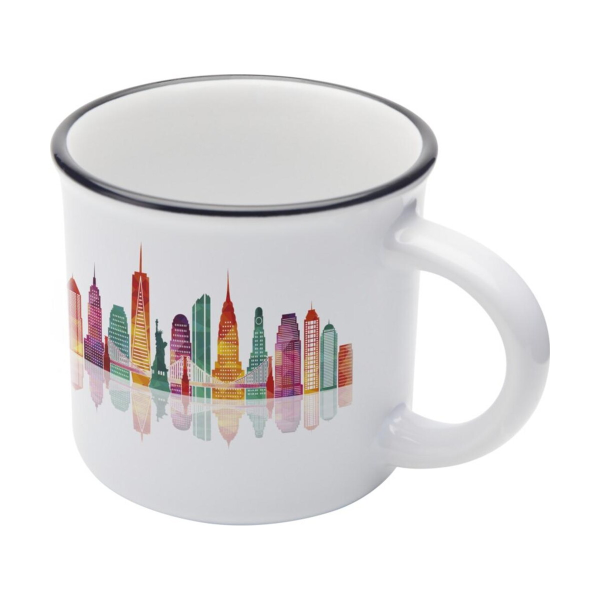 Kubki z logo – bari kubek ceramiczny z nadrukiem sublimacyjnym o pojemności 240 ml 10084501_su_y1 Bari kubek ceramiczny z nadrukiem sublimacyjnym o pojemności 240 ml 10084501_su_y1