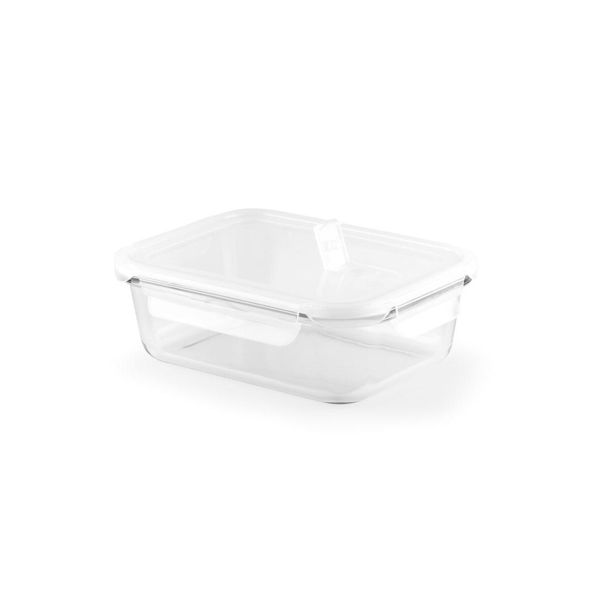 Lunchboxy z logo – quorin. hermetyczne pudełko ze szkła borokrzemowego 1 l 94347_106-a QUORIN. Hermetyczne pudełko ze szkła borokrzemowego 1 L 94347_106-a