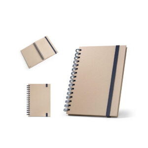 PROUST. Notatnik A5 z ringami, twarda okładka, wykonany z papieru z trzciny cukrowej (80% trzciny cukrowej) z gładkich kartek 93287_set