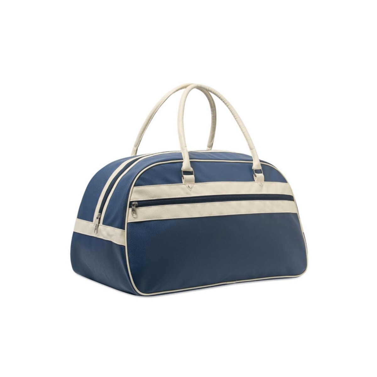 Torba sportowa z PU NOSTALGIC – niebieska mo2987-04 Torba sportowa z PU NOSTALGIC - niebieska