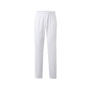 VL TYCHE. Spodnie Twill (190g/m²), bawełna (35%) i poliester (65%) - Białe