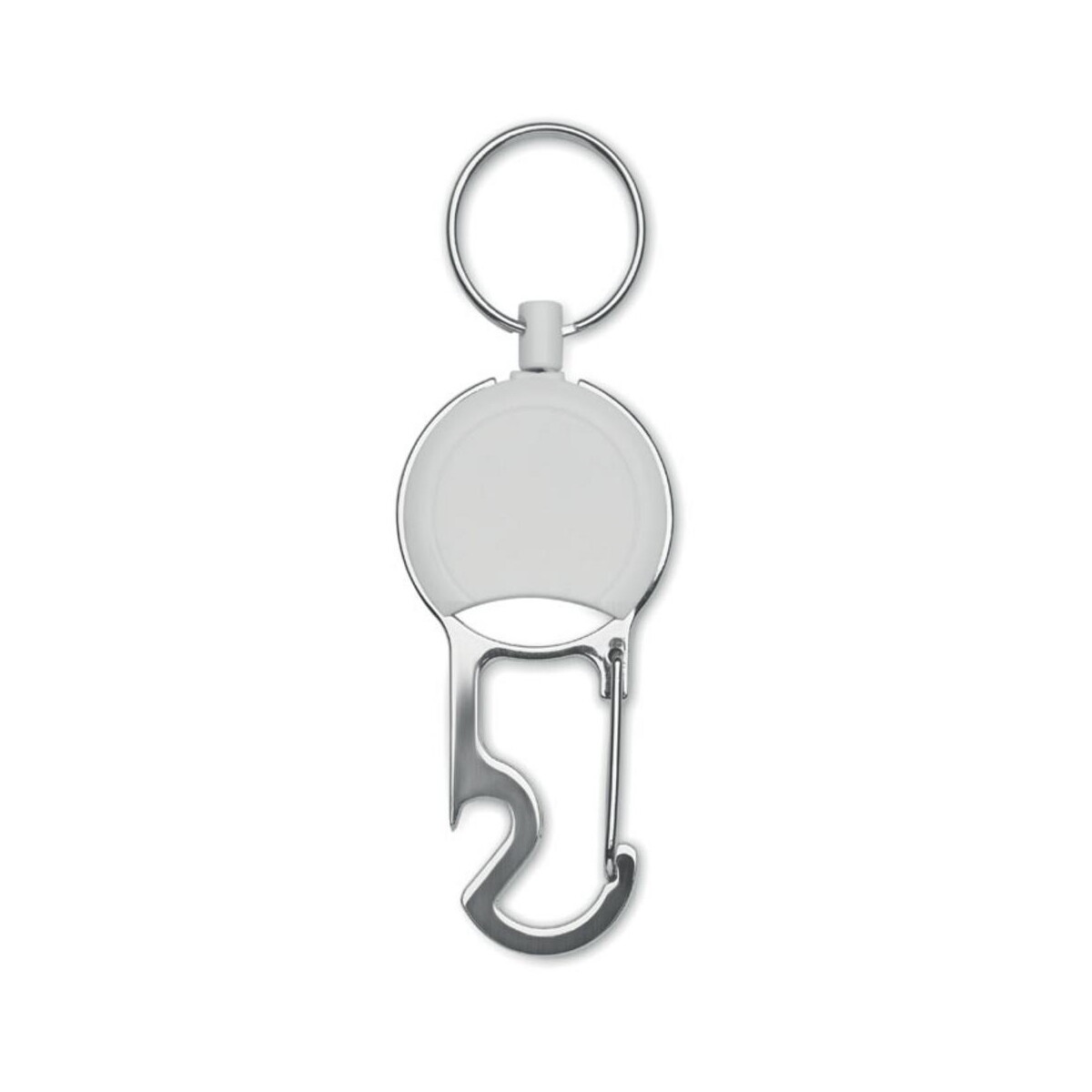 Wysuwany brelok PULRIC – biały mo2319-06 Wysuwany brelok PULRIC - biały