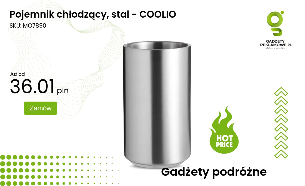 Pojemnik chłodzący, stal - COOLIO Pojemnik chłodzący Coolio wykonany ze stali
